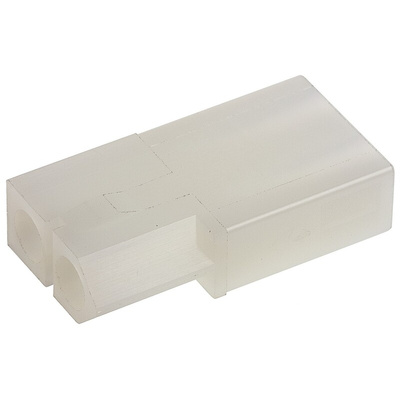 Molex, STANDARD .093" Female Connector Housing, 6.3mm Pitch, 2 Way, 1 Row