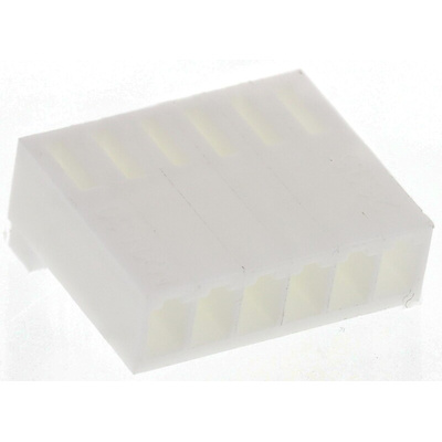 Molex, 2695 Female Connector Housing, 2.54mm Pitch, 6 Way, 1 Row
