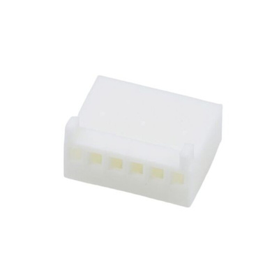 Molex, 2695 Female Connector Housing, 2.54mm Pitch, 6 Way, 1 Row