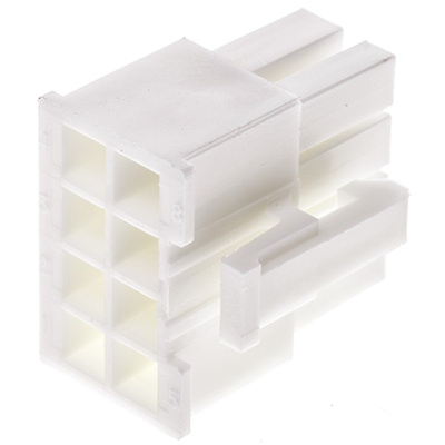 Molex, Mini-Fit Jr Female Connector Housing, 4.2mm Pitch, 8 Way, 2 Row