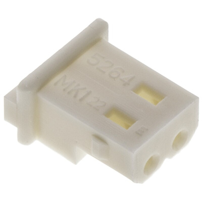 Molex, Mini-SPOX Female Connector Housing, 2.5mm Pitch, 2 Way, 1 Row