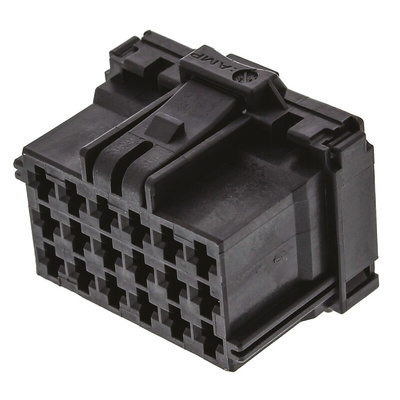 TE Connectivity, AMP MCP 2.8 Automotive Connector Socket 18 Way