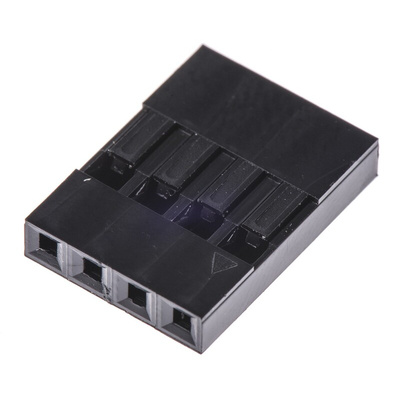 HARWIN, M20-10 Female Connector Housing, 2.54mm Pitch, 4 Way, 1 Row
