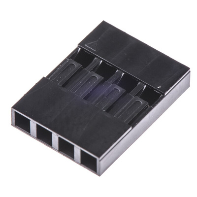 HARWIN, M20-10 Female Connector Housing, 2.54mm Pitch, 4 Way, 1 Row