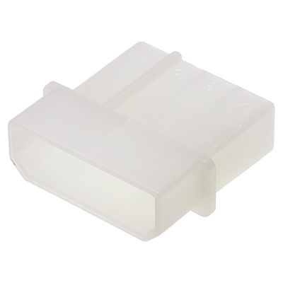 TE Connectivity, Commercial MATE-N-LOK Female Connector Housing, 5.08mm Pitch, 4 Way, 1 Row