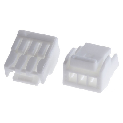 JST, GH Connector Housing, 1.25mm Pitch, 3 Way, 1 Row Right Angle, Straight