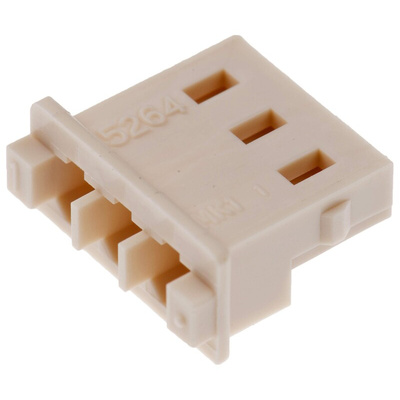 Molex, SPOX Female Connector Housing, 2.5mm Pitch, 3 Way, 1 Row