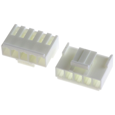 JST, VHR Female Connector Housing, 3.96mm Pitch, 5 Way, 1 Row