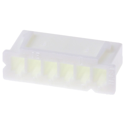 JST, XHP Female Connector Housing, 2.5mm Pitch, 6 Way, 1 Row