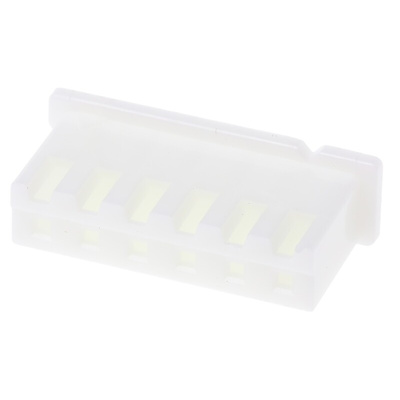 JST, XHP Female Connector Housing, 2.5mm Pitch, 6 Way, 1 Row