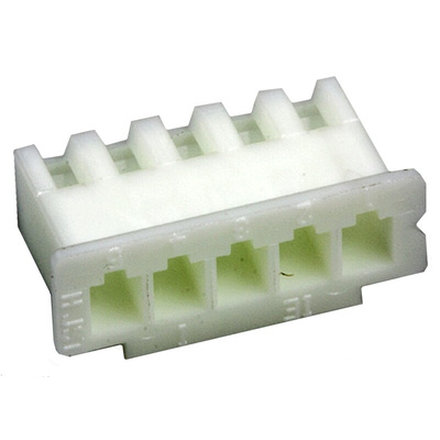JST, XHP Female Connector Housing, 2.5mm Pitch, 5 Way, 1 Row