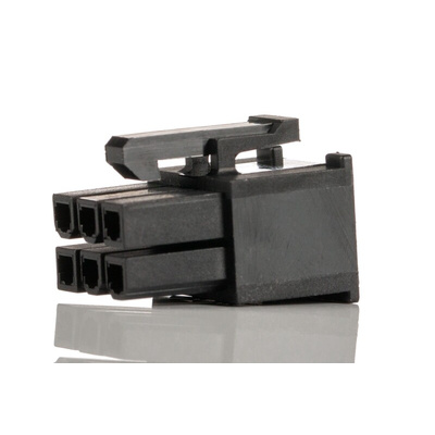 Molex, Mini-Fit Jr Female Connector Housing, 4.2mm Pitch, 6 Way, 2 Row