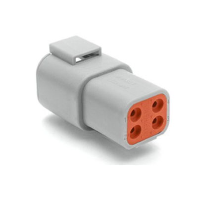 Amphenol Industrial, ATP Automotive Connector Socket 4 Way, Crimp Termination
