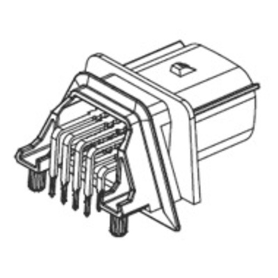 Molex Automotive Connector Plug 20 Way, Solder Termination