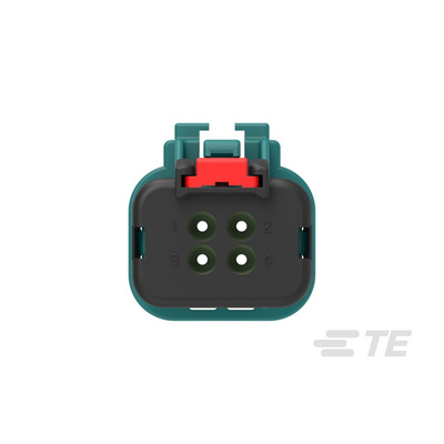TE Connectivity, AMPSEAL 16 Connector Housing Socket 4 Way, Crimp Termination