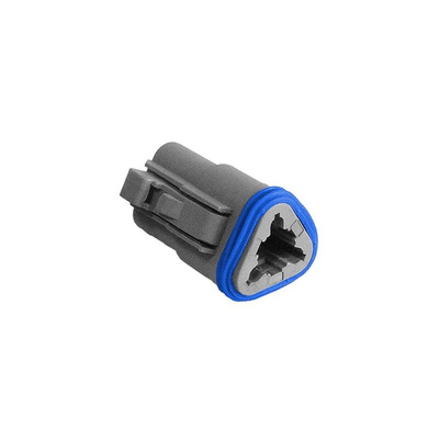 Bulgin, PX0100 Connector Housing Plug 3 Way, Crimp Termination