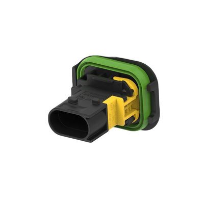 TE Connectivity, Heavy Duty Sealed Connector Series Automotive Connector Plug 3 Way