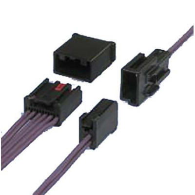 JST, AIT-II Automotive Connector Plug 6 Way, Crimp Termination