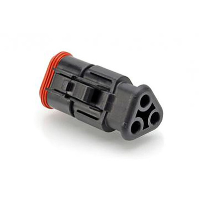 Amphenol Industrial, AT Automotive Connector Plug 3 Way, Crimp Termination