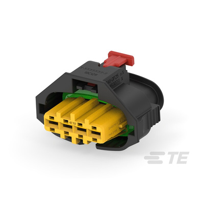 TE Connectivity, AMP MPC 2.8 Automotive Connector Socket 4 Way, Cable Termination