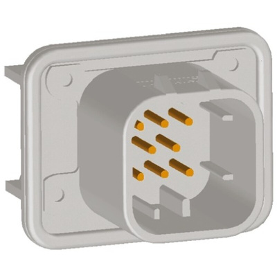 TE Connectivity, AMPSEAL Automotive Connector Plug 8 Way, Solder Termination