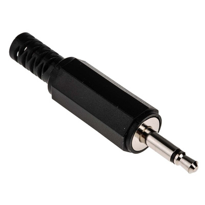 RS PRO Jack Connector 3.5 mm Cable Mount Mono Plug