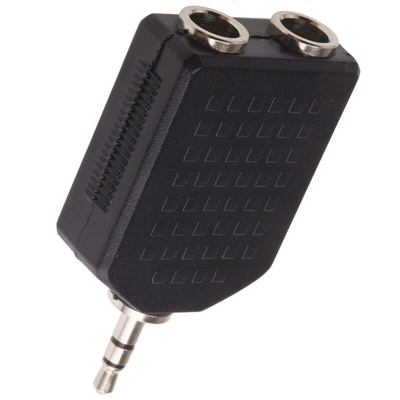 RS PRO AV Adapter, Female 1/4 in Stereo to Male 3.5 mm Stereo
