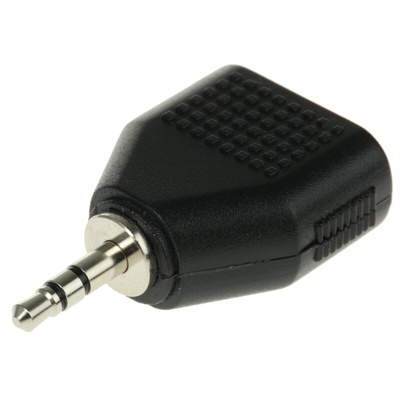 RS PRO AV Adapter, Female 3.5 mm Stereo to Male 3.5 mm Stereo