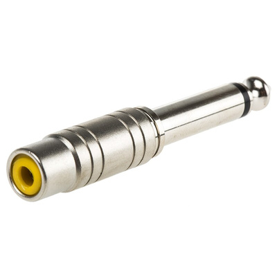 RS PRO AV Adapter, Female RCA to Male 1/4 in Mono