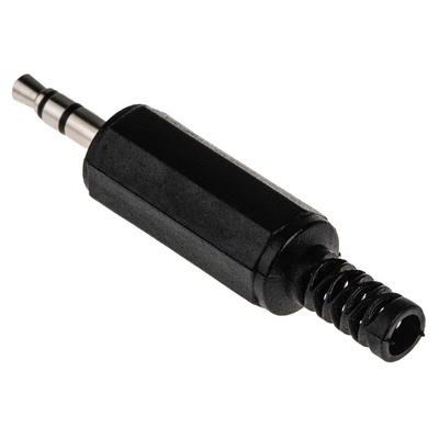 RS PRO Jack Connector 3.5 mm Cable Mount Stereo Plug