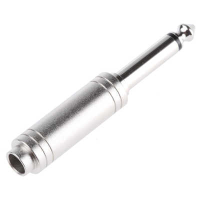 RS PRO AV Adapter, Female 1/4 in Stereo to Male 1/4 in Mono