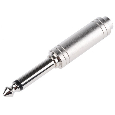RS PRO AV Adapter, Female 1/4 in Stereo to Male 1/4 in Mono