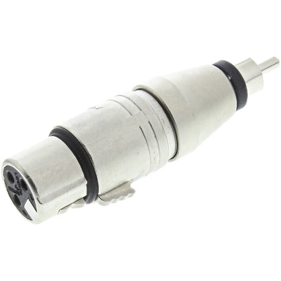 Neutrik AV Adapter, Female XLR to Male RCA