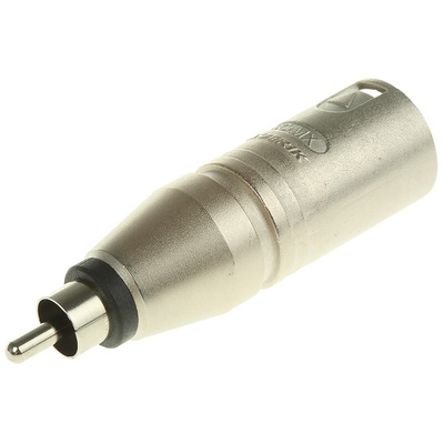Neutrik AV Adapter, Male XLR to Male RCA