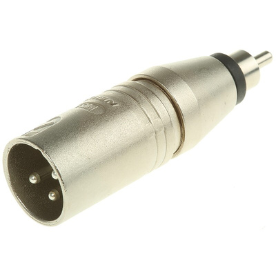 Neutrik AV Adapter, Male XLR to Male RCA