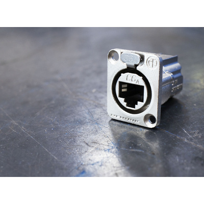 Neutrik, etherCON CAT6A D shape Connector for use with etherCON Connectors