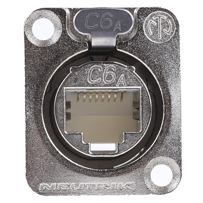 Neutrik, etherCON CAT6A D shape IDC Connector for use with etherCON Connectors