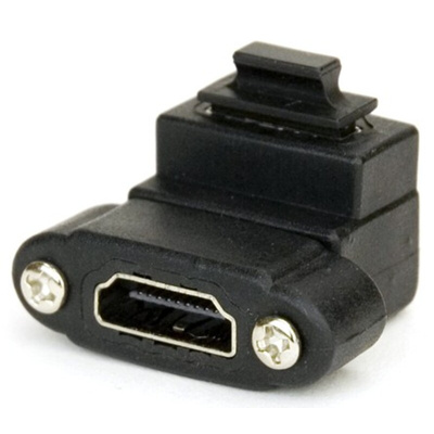 RS PRO Right Angle HDMI Adapter, Female HDMI to Female HDMI