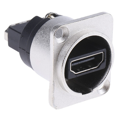 RS PRO 2 Way Female Feedthrough HDMI Connector