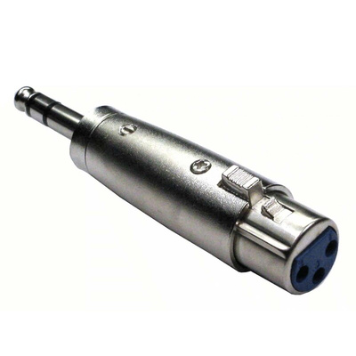 RS PRO AV Adapter, Male 1/4 in Stereo to Female XLR