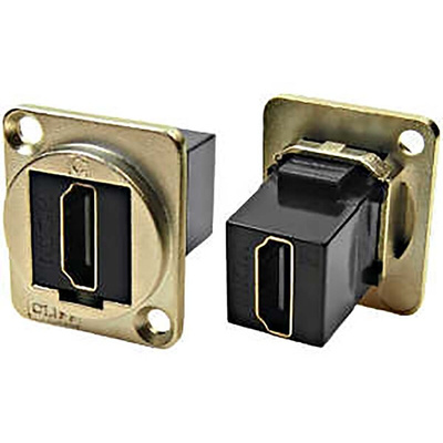 RS PRO Type A 2 Way Female Feedthrough HDMI Connector