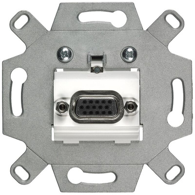 Siemens 1 Way Female VGA Audio & Video Faceplate