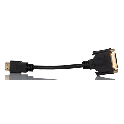 RS PRO Adapter, Male HDMI to Female DVI-D
