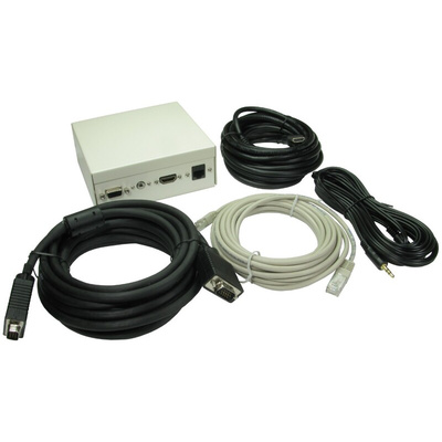 RS PRO 4 Way Female Audio & Video Faceplate