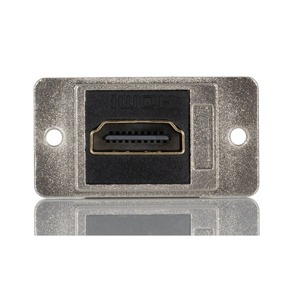 RS PRO 35.3 x 19 x 35.5 mm 19 Way Female Right Angle Feedthrough HDMI Connector