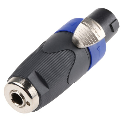 Neutrik AV Adapter, Male 1/4 in Mono to Female