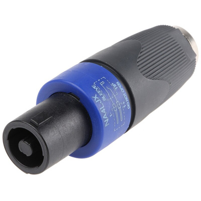 Neutrik AV Adapter, Male 1/4 in Mono to Female
