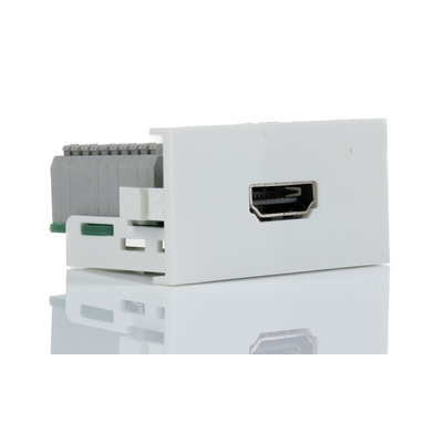 RS PRO Single Gang 1 Way Female HDMI Faceplate