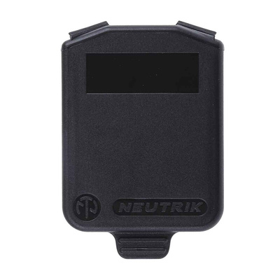 Neutrik, opticalCON MTP Hinged Cover for use with D-Size Chassis Connectors