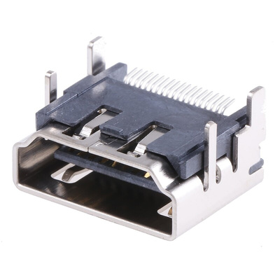Molex Type A 19 Way Female Right Angle HDMI Connector 40 V dc